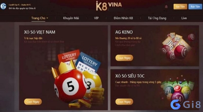 Trang web đánh lô đề uy tín: K8