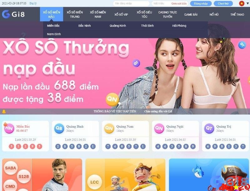 Dự đoán lô đề miền nam nhận thưởng cao cùng Gi88